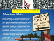 Tablet Screenshot of direnzocoal.com
